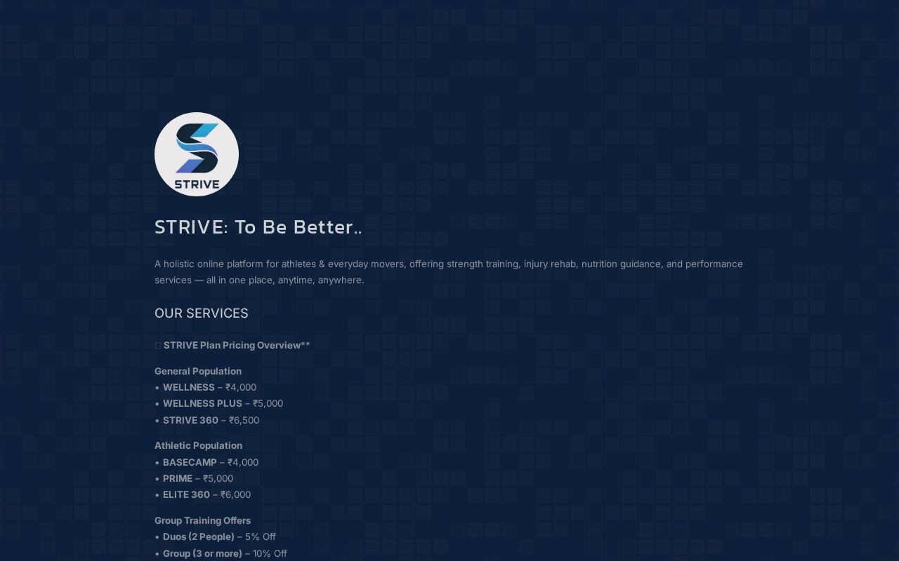 striveperformanceandhealth